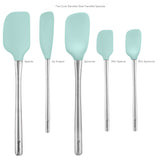 Flex-Core® Silicone and Stainless Steel Spatulas - Set of 5