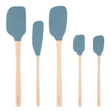 Flex-Core® Silicone and Wood Spatulas - Set of 5