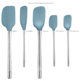 Flex-Core® Silicone and Stainless Steel Spatulas - Set of 5