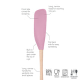 Flex-Core® Silicone and Wood Jar Scraper
