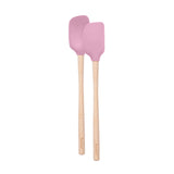 Flex-Core® Mini Spatula + Spoonula with Wood Handle