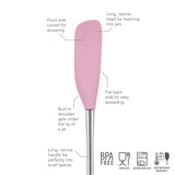 Flex-Core® Silicone and Stainless Steel Jar Scraper