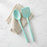 Flex-Core® Silicone Slotted Turner + Deep Solid Spoon