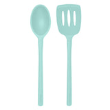 Flex-Core® Silicone Slotted Turner + Deep Solid Spoon