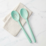 Flex-Core® Silicone Slotted Deep Spoon + Solid Deep Spoon