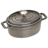 STAUB Cast Iron 1-qt Oval Cocotte