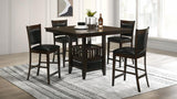 Jaden 5-Piece Square Counter Height Dining Set Espresso