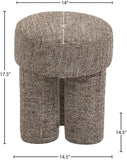Larson Fabric Upholstered Stool