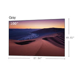 100''-200'' CineContrast Fixed Frame Soft Gray Screen
