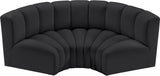 Arc Vegan Leather Modular Sofa – Elevate Your Space with Timeless Sophistication and Versatile Design!