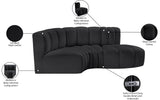 Arc Vegan Leather Modular Sofa - Luxurious, Versatile Design Perfect for Chic Living Spaces and More