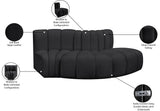 Arc Vegan Leather Modular Sofa - Elevate Your Space with Luxurious Comfort and Stylish Versatility