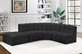 Arc Vegan Leather Modular Sofa: Elevate Your Space with Timeless Sophistication and Versatile Design