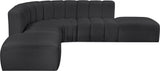 Arc Vegan Leather Modular Sofa - Elevate Your Space with Luxurious Comfort and Timeless Style