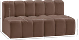 Arc Vegan Leather Modular Sofa - Luxurious Design with Deep Channel Tufting for Chic Interiors