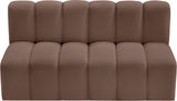 Arc Vegan Leather Modular Sofa - Luxurious Design with Deep Channel Tufting for Chic Interiors