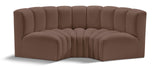 Arc Vegan Leather Modular Sofa – Elevate Your Space with Timeless Sophistication and Versatile Design!