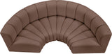 Arc Vegan Leather Modular Sofa - Elevate Your Space with Luxurious Design and Versatile Style Options