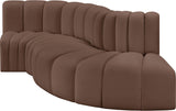 Arc Vegan Leather Modular Sofa – Elevate Your Space with Timeless Luxury and Versatile Design