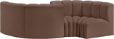 Arc Vegan Leather Modular Sofa - Elevate Your Space with Timeless Sophistication and Versatile Design