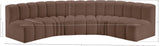 Arc Vegan Leather Modular Sofa: Elevate Your Space with Luxurious Comfort and Modern Versatility