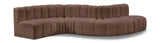 Arc Vegan Leather Modular Sofa – Elevate Your Space with Timeless Sophistication and Versatile Style
