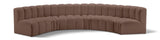 Arc Vegan Leather Modular Sofa - Elevate Your Space with Timeless Luxury and Versatile Design Options