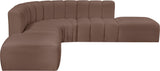 Arc Vegan Leather Modular Sofa - Elevate Your Space with Luxurious Comfort and Timeless Style
