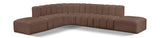 Arc Vegan Leather Modular Sofa – A Stylish, Versatile Statement Piece for Modern Living Spaces