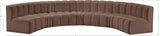Arc Vegan Leather Modular Sofa – Elevate Your Space with Timeless Elegance and Versatile Design