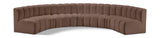 Arc Vegan Leather Modular Sofa – Elevate Your Space with Timeless Elegance and Versatile Design