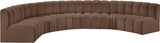 Arc Vegan Leather Modular Sofa – Elevate Your Space with Timeless Elegance and Versatile Design