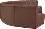 Arc Vegan Leather Modular Sofa – Elevate Your Space with Timeless Elegance and Versatile Design