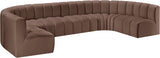 Arc Vegan Leather Modular Sofa - Elevate Your Space with Timeless Luxury and Versatile Design