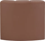 Arc Vegan Leather Curved Corner Chair - Elevate Your Space with Modern Luxury and Timeless Style