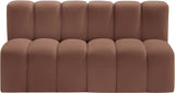 Arc Vegan Leather Modular Sofa - Luxurious Design with Deep Channel Tufting for Chic Interiors