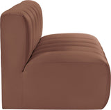 Arc Vegan Leather Modular Sofa - Luxurious Design with Deep Channel Tufting for Chic Interiors