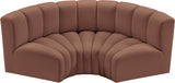 Arc Vegan Leather Modular Sofa – Elevate Your Space with Timeless Sophistication and Versatile Design!