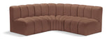 Arc Vegan Leather Modular Sofa - Elevate Your Space with Luxurious Design and Versatile Comfort