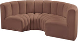 Arc Vegan Leather Modular Sofa - Elevate Your Space with Luxurious Design and Versatile Style Options