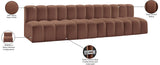 Arc Vegan Leather Modular Sofa: Elevate Your Space with Timeless Sophistication and Versatile Design