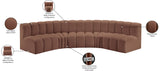 Arc Vegan Leather Modular Sofa: Elevate Your Space with Luxurious Comfort and Modern Versatility