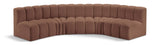 Arc Vegan Leather Modular Sofa: Elevate Your Space with Luxurious Comfort and Modern Versatility
