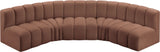 Arc Vegan Leather Modular Sofa: Elevate Your Space with Luxurious Comfort and Modern Versatility