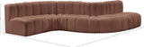 Arc Vegan Leather Modular Sofa – Elevate Your Space with Timeless Sophistication and Versatile Style