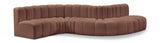 Arc Vegan Leather Modular Sofa – Elevate Your Space with Timeless Sophistication and Versatile Style