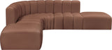 Arc Vegan Leather Modular Sofa - Elevate Your Space with Luxurious Comfort and Timeless Style