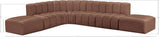 Arc Vegan Leather Modular Sofa – A Stylish, Versatile Statement Piece for Modern Living Spaces