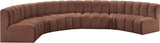 Arc Vegan Leather Modular Sofa – Elevate Your Space with Timeless Elegance and Versatile Design
