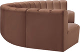 Arc Vegan Leather Modular Sofa – Elevate Your Space with Timeless Elegance and Versatile Design